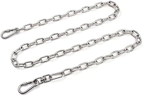 Chain de trela de cadeia de amarração para cães de aço inoxidável pesado, trela da corrente de