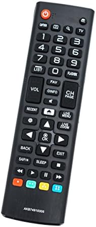 ZdalaMit AKB74915305 Replaced Remote fit for LG TV 50UH5500 50UH5530 55UH6030 55UH6090 55UH6150
