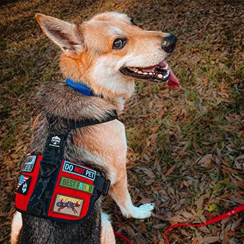 14er Tactical K9 Unit Dog Patches | Animal de serviço bordado, peça a Pet, não faça animais de estimação,