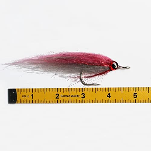 Tigofly 12 pcs 4 cores 2/0 Alto gancho de carbono ferido peixinho chargo de salmão truta trutas