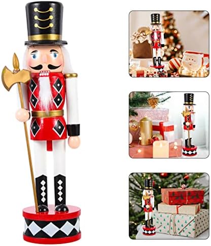 Pretyzoom Decorações de Natal de Natal decoração de nozes de madeira de madeira decoração de desktop