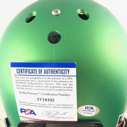 Jevon Holland assinou capacete em tamanho grande PSA/DNA Oregon Ducks autografados - Capacetes de faculdade autografados