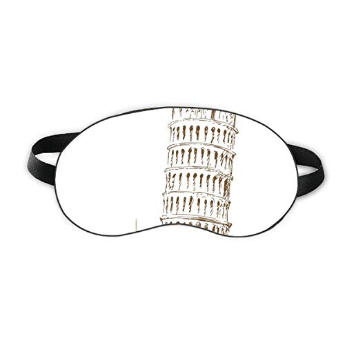Torre inclinada de Pisa Itália Pisa Sleep Sleep Eye Shield Soft Night Blindfold Shade Cover