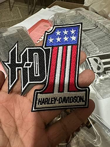 Patch para Harley-Davidson Vintage Look USA 1 Ferro no Patch Pride Biker Patriótico Militar American