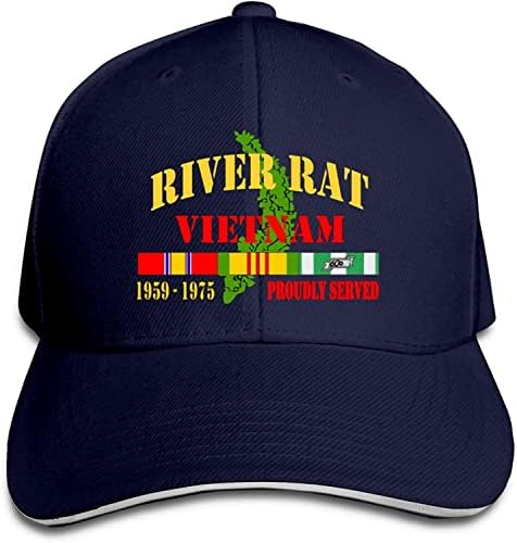 Yiword River Rat Rat Vietnã Veterano Unissex Baseball Caps Sandwich Caps Dad Hat Dad