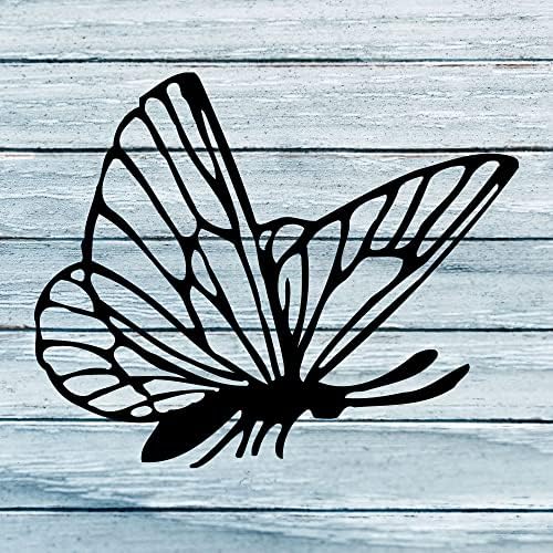 Silhueta de borboleta - adesivos de parede de borboleta adesivos de borboleta - janela do carro