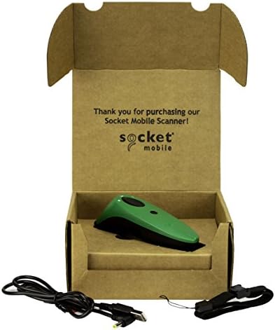 SOCKET - CX3395-1853 SocketsCan S700, Scanner de código de imagens 1D, verde, verde