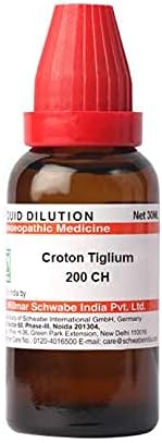 Dr. Willmar Schwabe Índia Croton Tiglium Diluição 200 CH garrafa de 30 ml de diluição