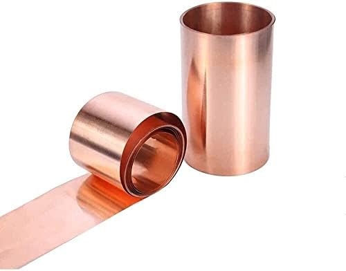 Folha de alumínio de metal de latão Folha de cobre 99,9% Folha de folha de metal de cobre pura para lavagem