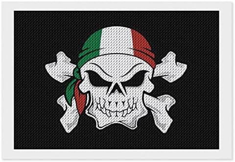 Itália pirateflag crânio kits de pintura de diamante 5d DIY Full Drill Rhinestone Arts Decoração de parede