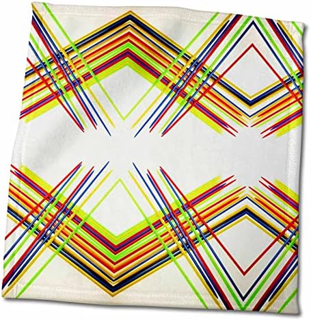Designs abstratos de 3drose - imagem de palitos de captação abstrata em branco - toalhas