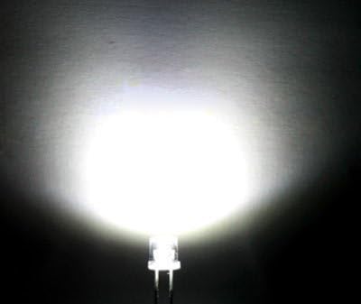 50pcs x Super Branco Branco de 5mm LED LED LED LED 5MM LED branco