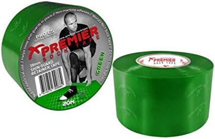 Premier Sock Tape Shinguard Shin Pad Retentor Football Rugby Sock Tape 38mm