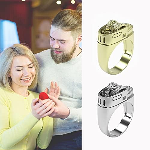 Anéis ocidentais para mulheres criativas de jóias de jóias anel de anel de presente anel mais claro 610