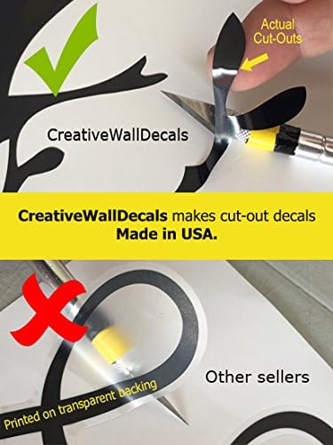 CreativewallDecals decalques de parede Decalques de adesivos Decalques de arte Decoração de arte Design Como