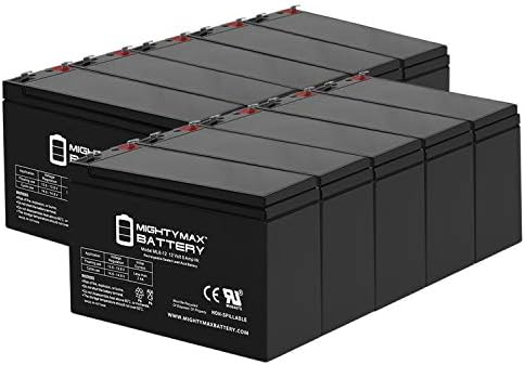 12V 8AH Bateria compatível com backups da APC ES BE725BB UPS - 10 pacote