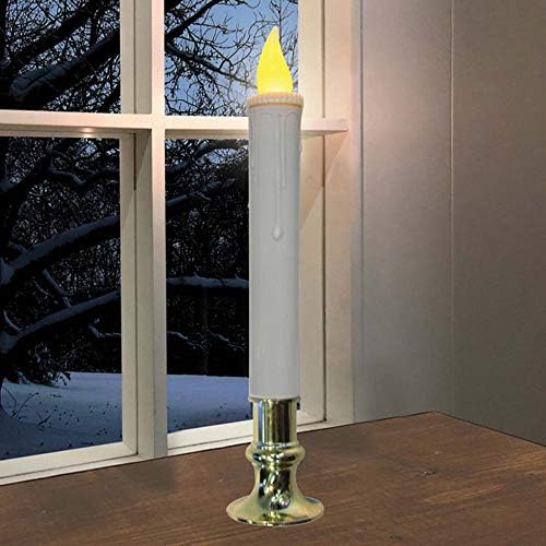 Brite Star Led Candle Simple On, Amber, 4