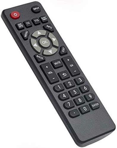 Onc18TV001 Substituição de controle remoto de TV para Onn TVs 65 '', 55 '', 52 '' ', 47' '', 46 '' ', 42'