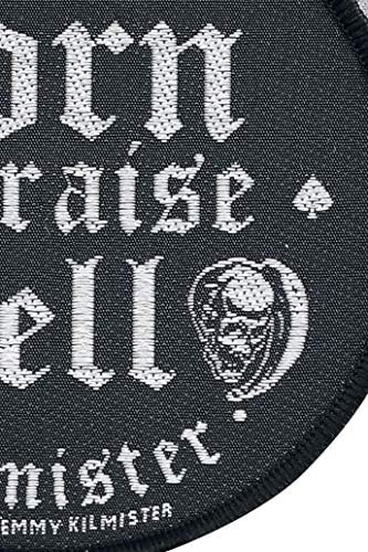 Motorhead Lemmy Kilmister nascido para criar um hell patch metal tecido de seção em apliques