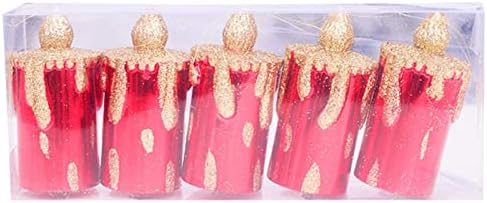 5pcs Simulação de Natal Candy Colorido Arregada de Natal Onion Powor Vella