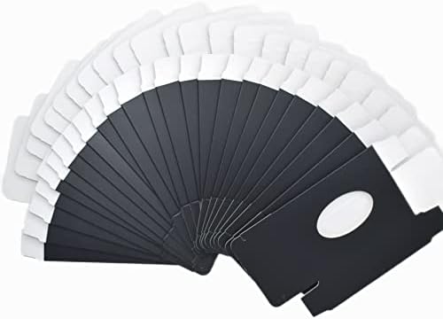 CATIN 50PCS Caixas de embalagem de sabão preto para sabão caseiro, caixas de sabão Kraft de papel com janela aberta
