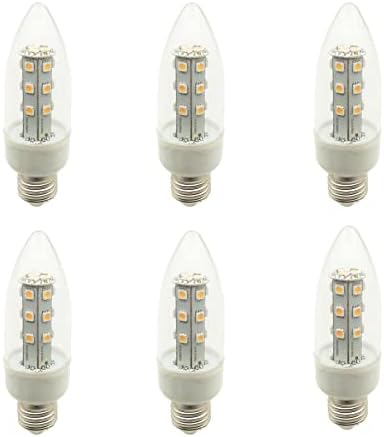 Lâmpadas de milho de lâmpada 3W de lâmpada de lâmpada 3W e26 do YDJOO E26 30W Bulbos de vela LED branco