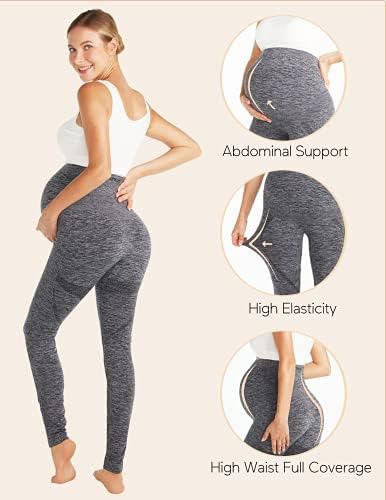 Momcozy feminina Maternidade Leggings perfeitas sobre as leggings de gravidez para mulheres para mulheres