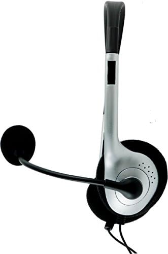 fones de ouvido estéreo universais Onn com microfone e faixa ajustável, compatível com laptops com laptops