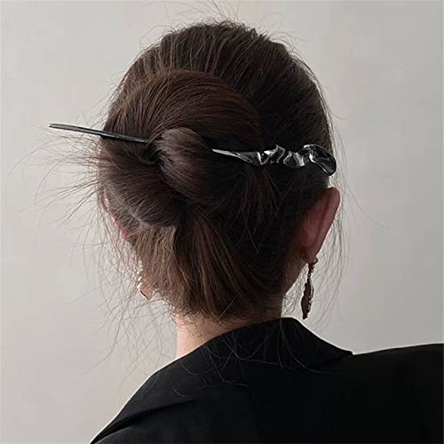 Hairpins de cabelo de estilo chinês Vintage Mulheres clipe de cabelo pino de cabeça de casas de