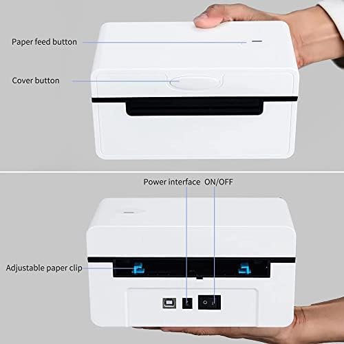 Impressora de recepção BZLSFHZ Impressora de etiqueta térmica de mesa para 4x6 Pacote de remessa Rótulo de etiqueta