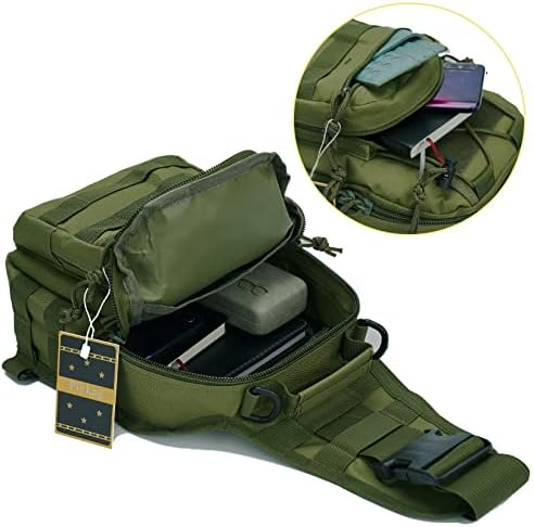 Bolsa tática Pickag EDC Backpack de peito Mochila Militar Sport Pack Pack Packing Cycling Daypack