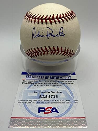 Robin Roberts Philadelphia Phillies assinou o autógrafo OMLB Baseball PSA DNA *15 - Bolalls autografados
