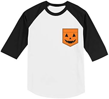 Camisa de abóbora criança meninos meninas garotas de jackólantn halloween camisas para crianças