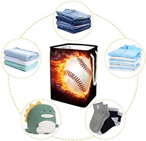 Baseball de Baseball Limpebola de Baseball Limpeiro dobrável Lavanderia para cesto para berçário e quarto de