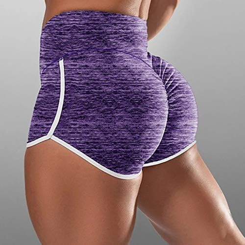 Bagelise Capris treino short shorts shorts de perneiras Bike de compressão Mulheres de ioga calça alta cintura