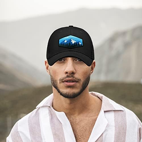 Chapéu de Mountain Hat da Montanha Paqoygl Pinheiro Chapéus Trucker Mooner