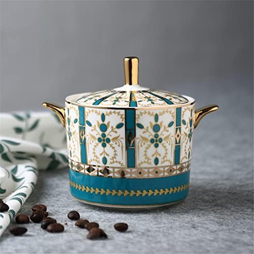 Copo de café Coffee e chá de estilo europeu Conjunto de chá da tarde de cerâmica britânica Caixa de presente