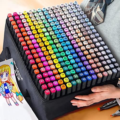 Marcadores de Nizyh Marcadores de desenho 168 Dual Brush Pen Art School Supplies 168 Colors