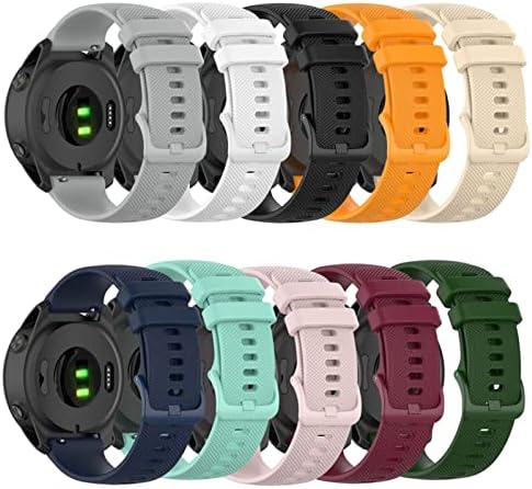Otgkf 20 22mm Redução rápida Silicone Watch Band Strap for Garmin Forerunner 745 Smart Watch Wrist Band Strap