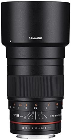 Samyang 135mm f/2.0 Ed UMC Lens telefoto para câmeras de lente intercambiável da Sony E-Mount
