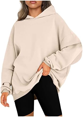Suéter de gola alta Nokmopo feminino feminino de moda feminina de manga longa colorido de coloração sólida