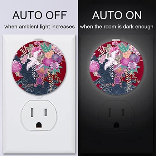 2 Pacote de plug-in Nightlight LED Night Light com Dusk-to-Dawn para o quarto de crianças, viveiro,