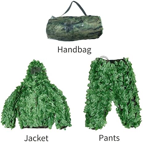 Hyout Hooded ghillie terno camuflando de terno florestal e florestas do exército de atirador de elite