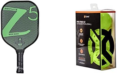 Onix Graphite Z5 grafite fibra de carbono Pushleball Paddles com almofada conforto Pickleball Paddle Grip - USA
