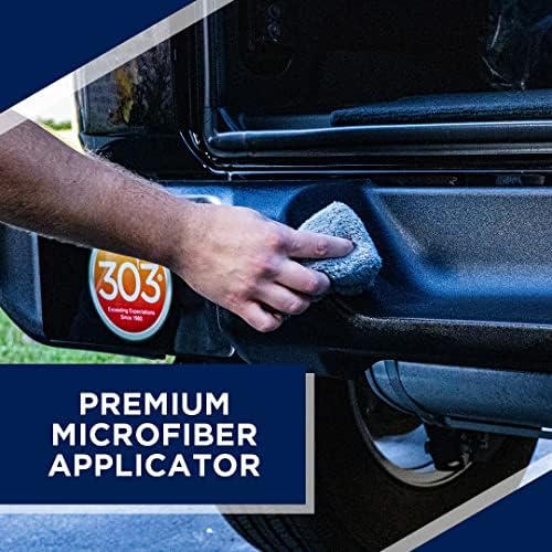 303 Aplicador de microfibra premium - Detalhando as almofadas de aplicador de carros - Microfibra suave sem