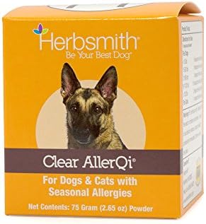 Herbsmith Clear Allerqi - Alergia Aid para gatos e cães - Suporte de alergia a animais - pílulas anti