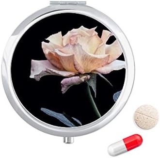 Pink White Belas Flores de Flores Pílulas Caixa de Caixa de bolso de bolso Distribuidor de recipiente