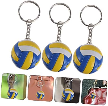 Toyvian 3pcs voleibol de voleibol para meninos presentes esportivos Correntes -chave para as chaves de