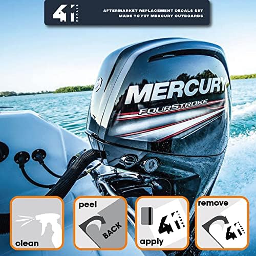 Mercury 40 Sea Pro Outboard Aftermarket Substibilt Decal