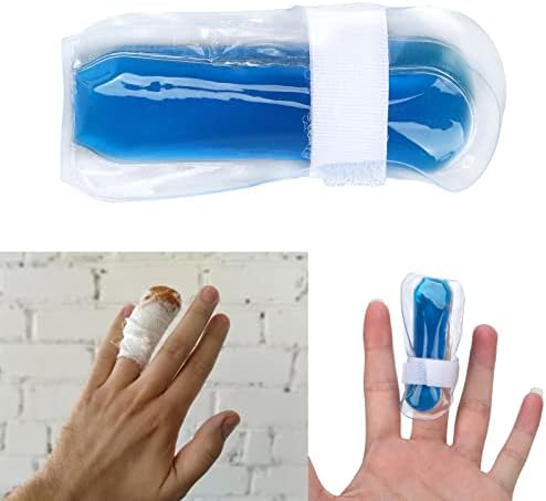 Pacote de gelo de gel de dedo e dedo do pé para homens, 3,1 polegadas de dedão da pacote de gelo pacote de gelo